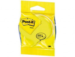 Bloc cubo de 225 notas adhesivas quita y pon Post-it forma bocaduillos amarillo gris